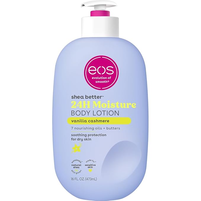 eos Vanilla Cashmere Body Lotion – Lightweight & Non-Greasy